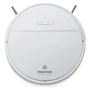 Smart Robô Aspirador Wi-Fi 3 em 1 com sensor inteligente cor branco positivo - Imagem 1