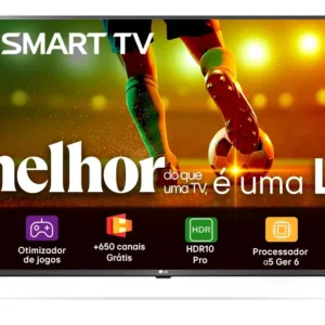 Smart TV LG 43"Full HD, Processador A5 Ger6, AI, Alexa e webOS 23 - 43LR6700PSA - Imagem 1