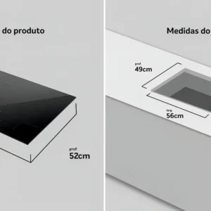 Cooktop de Indução 4 Bocas Preto com Trava de Segurança Dako Supreme - Imagem 7