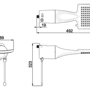 Ducha Loren Shower Ultra Eletrônica 127V 5500W Lorenzetti - Imagem 7