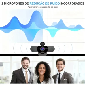 EMEET C960 Webcam 1080P Camera Para Pc Streaming Microfone Full HD Video Conferencia - Imagem 6
