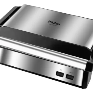 Grill E Sanduicheira PGR21PI Maxx Clean 1000W Cinza Philco - Imagem 1