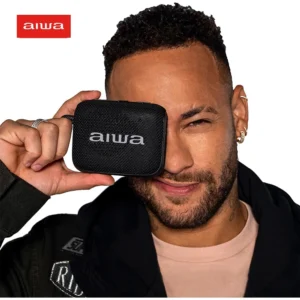 Caixa De Som Speaker Aiwa AWS-SP-07-B 7w Bluetooth Ipx6 Preto - Imagem 1