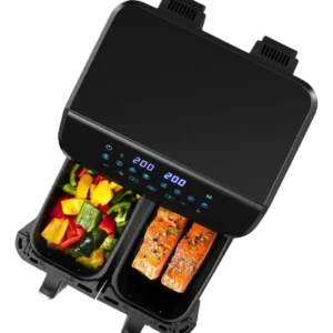 Air Fryer Fritadeira Elétrica 9l Holstein Com 2 Cestos 220v - Imagem 3