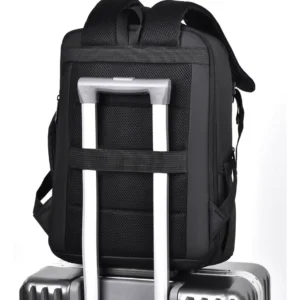 Mochila Dos Homens Com Faixa Impermeável Para Expansão - Imagem 4