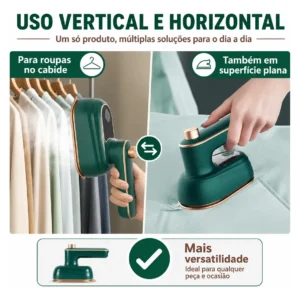 Mini Ferro De Passar Roupa A Vapor Portátil Bivolt Viagem - Imagem 6