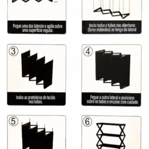 Sapateira Organizador 4 Prateleiras Regulavel Multi Uso Top - Imagem 8
