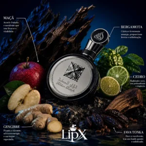 Perfume Árabe Masculino Fakhar Black Lattafa Edp 100ml - Imagem 5