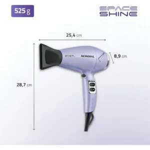 Secador De Cabelos Mondial Space Shine 2000w - Sc-21 | Lilas - Imagem 6