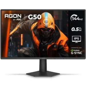 Monitor Gamer Aoc Agon G50 24 144hz 0,5ms 24g50f Preto - Imagem 1