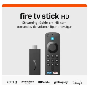 Fire Tv Stick Hd Com Comandos Por Voz Amazon Preto De Voz - Imagem 6
