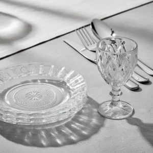Aparelho De Jantar 30 Peças - Pratos + Taças + Talheres Inox - Imagem 5