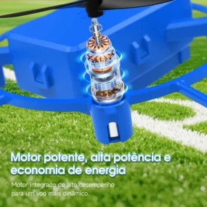 Drone Controle Remoto Futebol Voador Ze-k26max Um Presente - Imagem 5