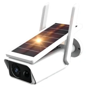 Câmera Ip Bullet Segurança Wifi Ip66 Energia Solar Full Hd Cor Branco - Imagem 1