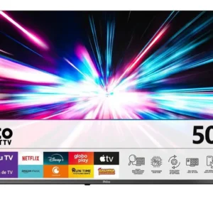 Smart Tv Philco 50 P50vik 4k Uhd Led Roku Dolby Audio Wi-fi Hdr10 110/220v - Imagem 1