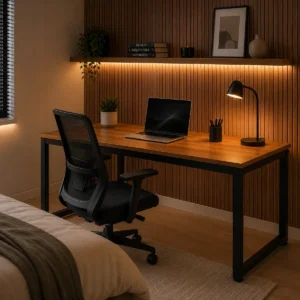 Mesa Industrial Corporativa 150cm Para Escritório Moderno - Imagem 2