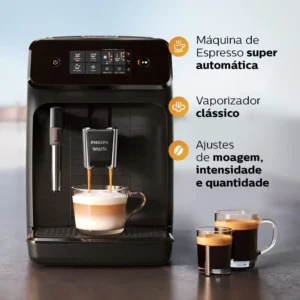 Cafeteira Espresso Série 1200 Philips Walita Ep1220 1400W Cor Preta - Imagem 4