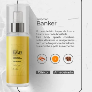 KIT BODY SPLASH MASCULINO INFALIVEL + ENIGMA + BANKER + ADVENTUS 200ML - PRIMACIAL PERFUME AMADEIRADO - Imagem 5