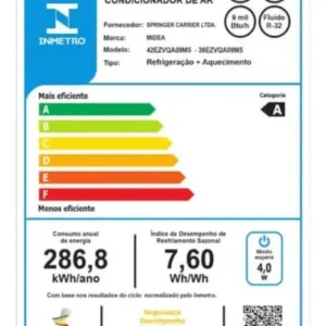 Ar Condicionado Split 9.000 Btus Inverter Ai Ecomaster Q/f M Cor Branco - Imagem 5