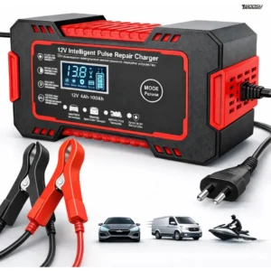 Carregador Inteligente De Bateria Automotiva 12v 6a Bivolt Recupera Baterias 4ah A 100ah Todos Veículos Moto Carro Caminhão Barco - Imagem 1