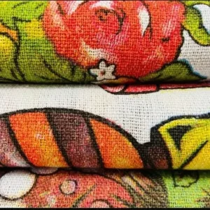 Kit 10 Pano De Prato Estampado 100% Algodão - 38cm X 63cm - Imagem 6