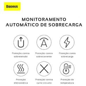 Baseus Carregador De Parede Turbo 20w Tipo-c + Cabo iPhone - Imagem 4