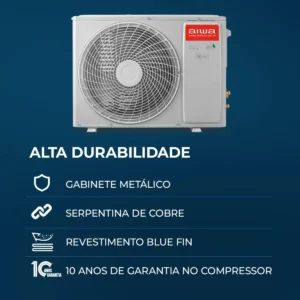 Ar-condicionado Aiwa High Inverter 12.000 Btus Quente/Frio Aws-ac-12qf Branco - Imagem 8