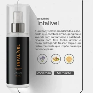 KIT BODY SPLASH MASCULINO INFALIVEL + ENIGMA + BANKER + ADVENTUS 200ML - PRIMACIAL PERFUME AMADEIRADO - Imagem 6
