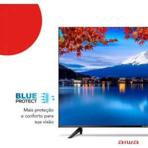 Smart TV AIWA 50” Android 4K Borda Ultrafina HDR10 Dolby Áudio AWS-TV-50-BL-02-A - Imagem 5
