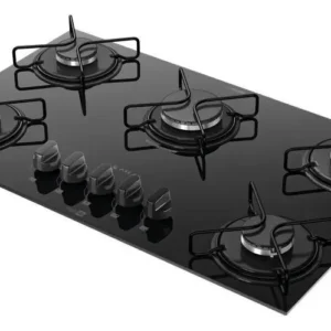 Cooktop 5 Bocas Mesa De Vidro Atlas Agile Up Bivolt - Imagem 2