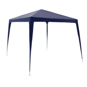 Tenda Gazebo Azul Polietileno 3x3 Metros Desmontável Camping Praia Pésca Usd - Imagem 3