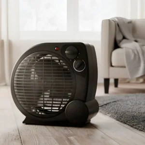 Aquecedor Elétrico 110v Portátil A Ar Ventilador Quente Preto Aq04 - Mimo Style - Imagem 2