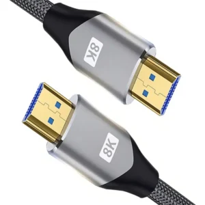 Cabo Hdmi 2.1 8k Gold Ultra Hd Compatível Com Ps5 Xbox Series X/s 3 Metros - Imagem 1