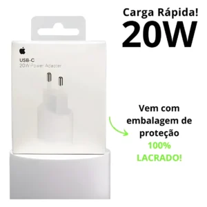 Carregador Apple Iphone Usb-c Power Adapter 20w Original - Imagem 5