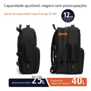 Mochila Resistente À Água E Reforçada Para Viagens Feminina - Imagem 4
