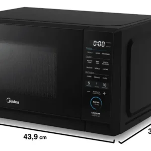 Micro-ondas 20L Preto MasterCook Midea - Imagem 2