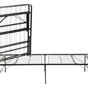 Cama Base Aço Dobrável Até 240kg 1,88m Solteiro Preto - Imagem 6