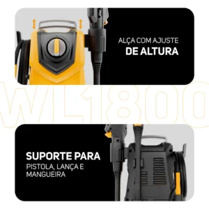 Lavadora de Alta Pressão Compacta WAP WL 1800 1400W 1500PSI 360L/h 127V - Imagem 7