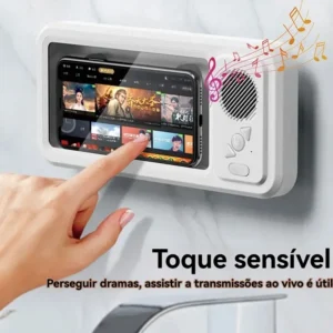 Alto-falante Banheiro Bluetooth Resistente À Água E Suporte - Imagem 3