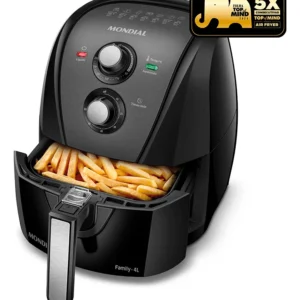 Fritadeira sem óleo air fryer 4L Mondial 1500W AFN-40-BFT - Imagem 1