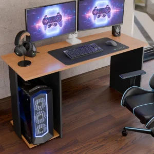 Mesa Gamer Valorant Maxi do Brasil Com Suporte para CPU e Design Moderno 114cm - Imagem 1