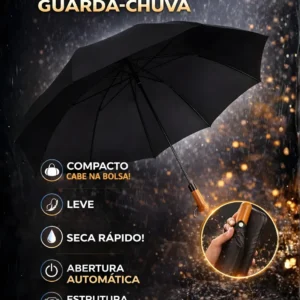 Guarda Chuva Sombrinha Automático Grande Reforçado Premium - Imagem 4