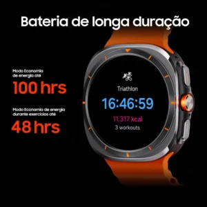 Samsung Galaxy Watch Ultra 2025 Smartwatch 47mm Lte, Galaxy Ai, Titânio Aeroespacial Titânio Azul - Imagem 6