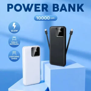 Carregador Portátil Power Bank Turbo voo transporte aéreo 10000mah Universal Para iPhone Samsung Motorlola Xiaomi 22.5w Com Display Digital Dtimp - Imagem 5