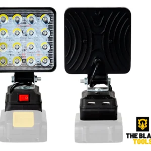 Lanterna Refletor Lampada Luz Led 12w A Bateria 21v Portátil - Imagem 6