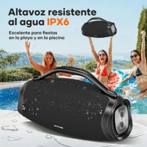 Caixa de som bluetooth 200w 39000mah eq ipx6 Sabala DRa-909 cor preto - Imagem 5