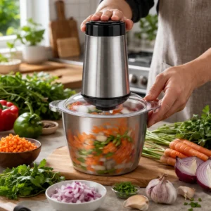 Multiprocessador Triturador Elétrico Carnes Legumes Inox 3l - Imagem 8