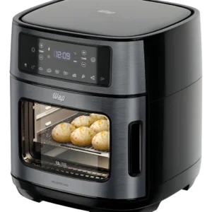 Fritadeira Elétrica Wap Air Fryer Oven Digital Black Inox 12 Litros com Revestimento Antiaderente - Imagem 3