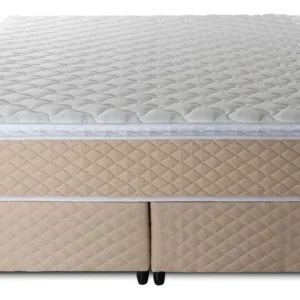 Cama Box King Size Alford 193x203x66 Bege C/ Molas Ensacadas - Imagem 8