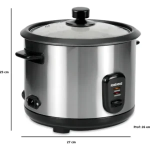 Panela Arroz Elétrica Itatiaia 8 Xícaras Inox Antiaderente - Imagem 4